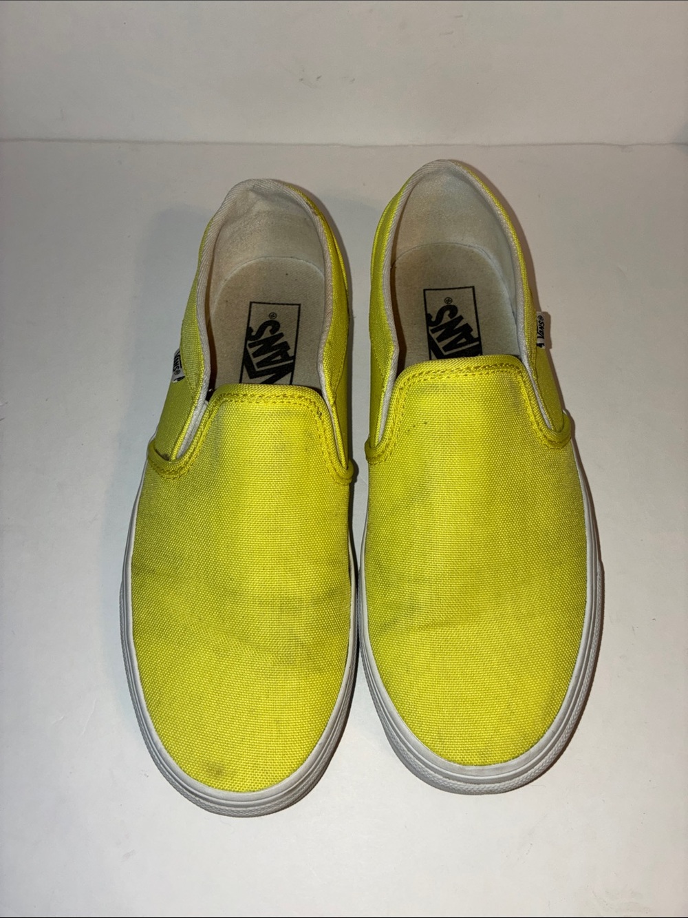 Vans, Women’s 8, Yellow Slip Ons